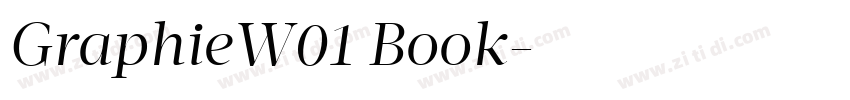 GraphieW01 Book字体转换